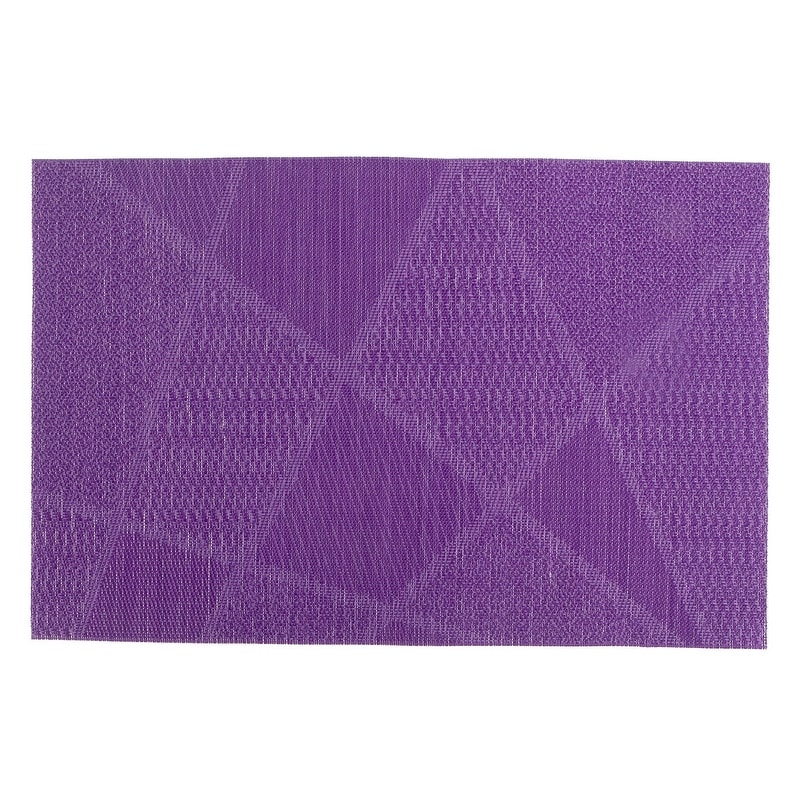 Vinyl Placemat (electrify) (purple) - Set Of 12