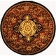 preview thumbnail 32 of 82, SAFAVIEH Handmade Classic Hazelle Traditional Oriental Wool Rug 3'6" Round - Red/Black - Round