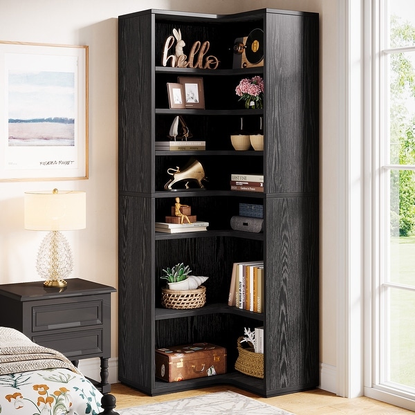 Corner Shoe Cabinet for 40-45 Pairs, 9-Tier Tall Shoe Storage Rack