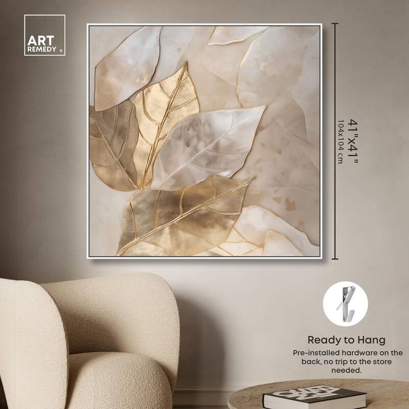Golden Boughs Canvas by Art Remedy