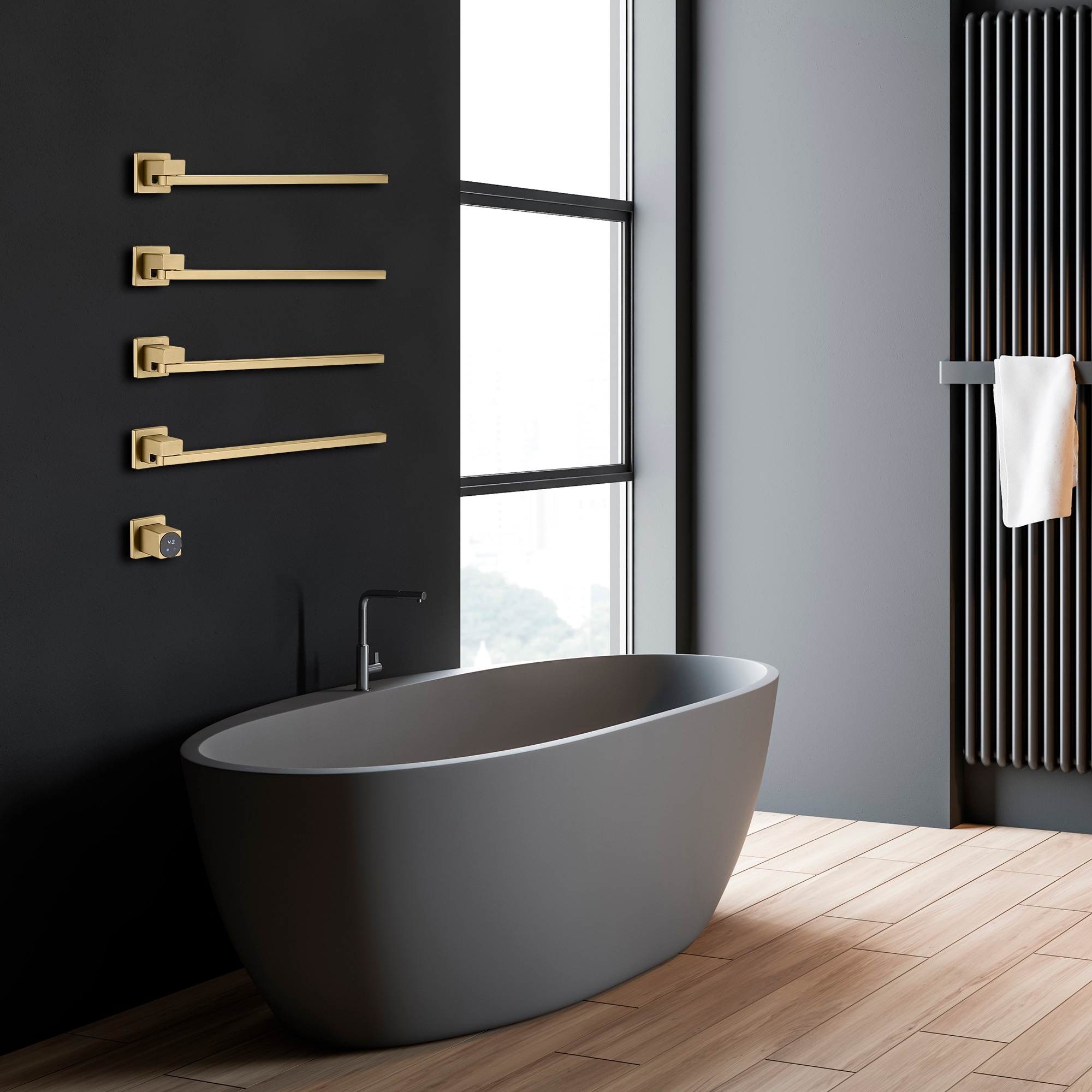 Wall mounted towel warmer with timer shop