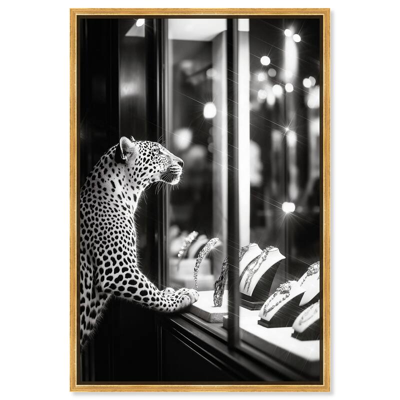 Hunter's Eye Canvas by Art Remedy - 10" x 15" - Gold