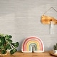 preview thumbnail 2 of 6, Tempaper Horizontal Faux Grasscloth Textured Peel and Stick Wallpaper - 15 sq. ft.