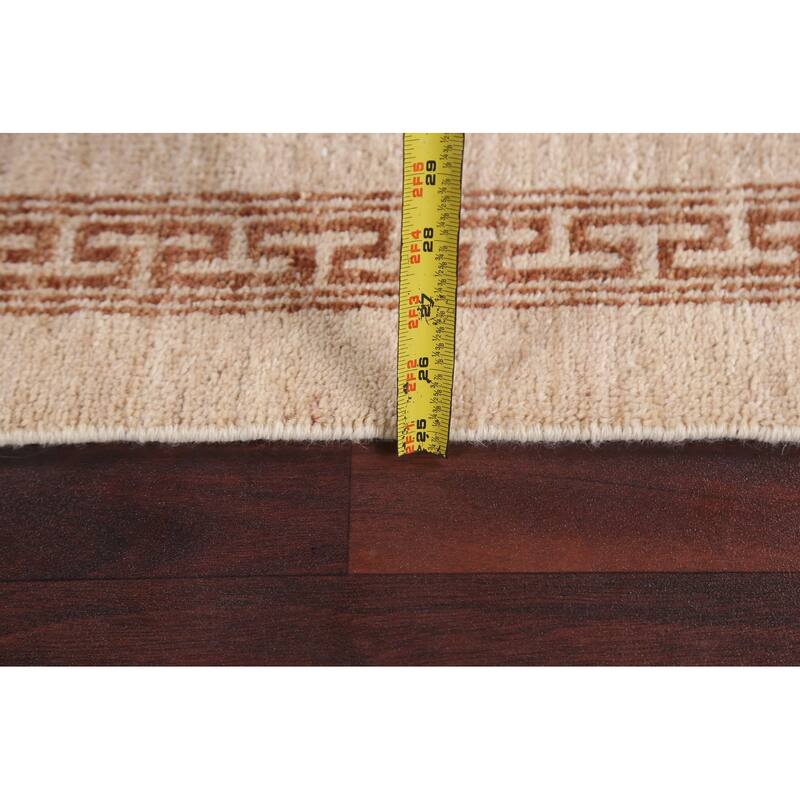 Gabbeh Kashkoli Oriental Wool Runner Rug Hand-knotted Staircase Carpet - 2'4" x 10'6"