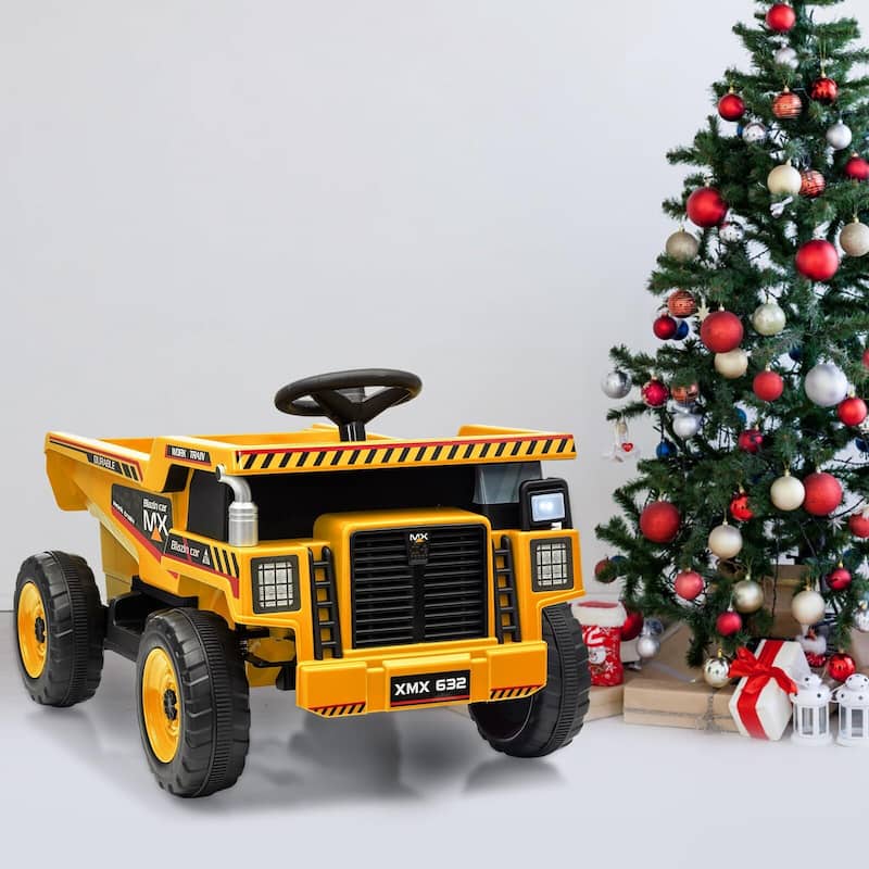 Ride on Dump Truck for Kids 3-8 - Yellow