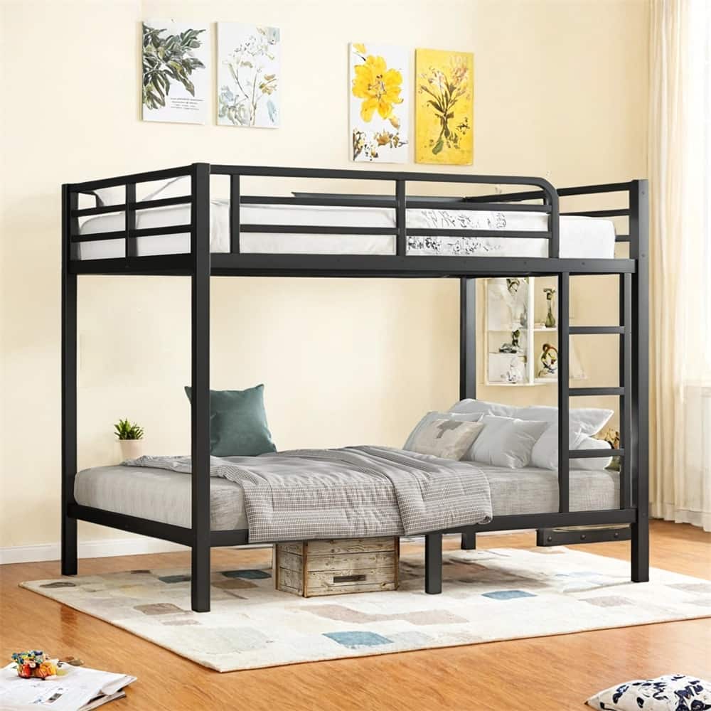 Metal Full Over Full Bunk Bed for Teens and Adults,Space-Saving