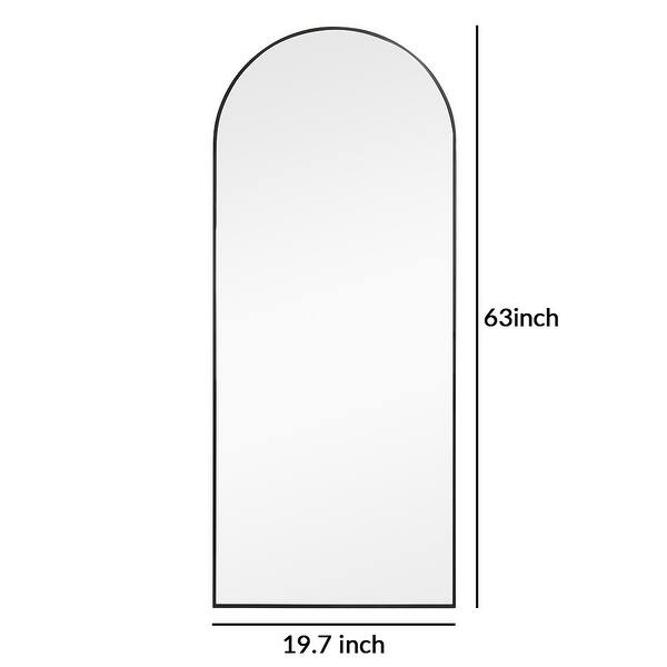 Arched Full Length Floor Freestanding Mirror 50 x 160 cm Bed Bath