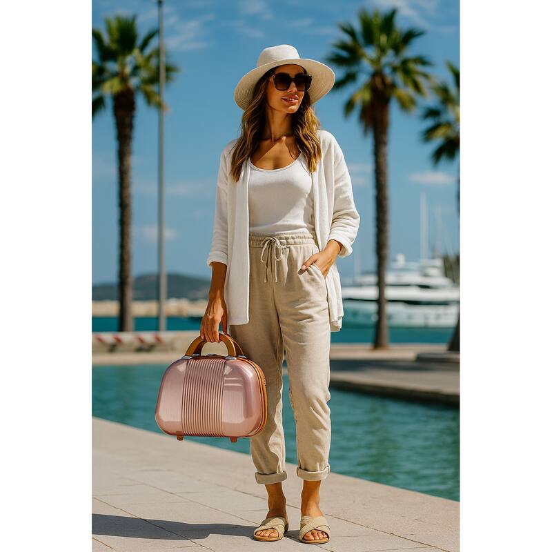 Lightweight 2-Piece Classique Hardside Carry On Spinner Set