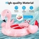 preview thumbnail 4 of 9, 6 People Inflatable Flamingo Floating Island with 6 Cup Holders for Pool and River - 10' x 10.5' x 5.5' (L x W x H)