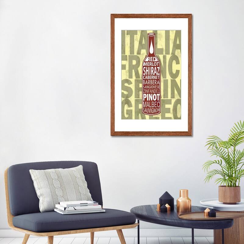 iCanvas "Red Wines" by Fly Graphics