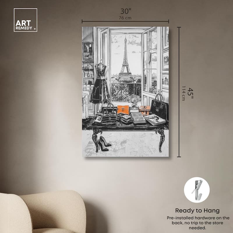 Her Favorite Room Canvas by Art Remedy, Gallery Wrapped