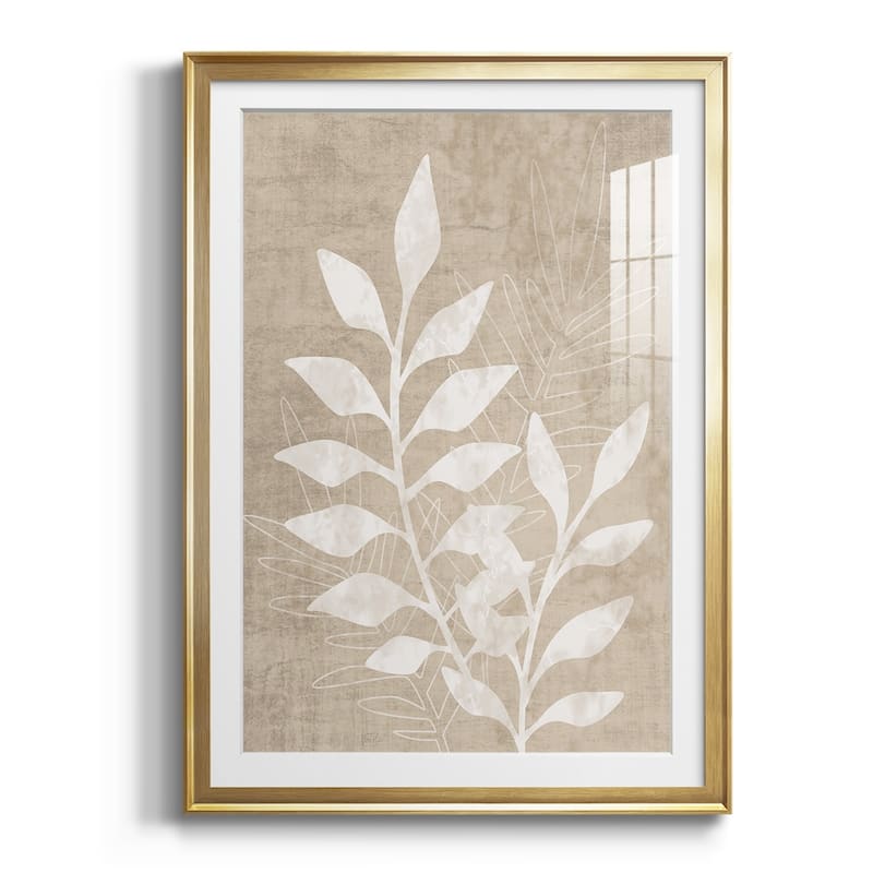 Foliage Retreat I Premium Framed Print - Ready to Hang - 22.5X30.5 - Gold