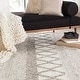 preview thumbnail 9 of 10, Janson Handmade Wool and Cotton Geometric Area Rug