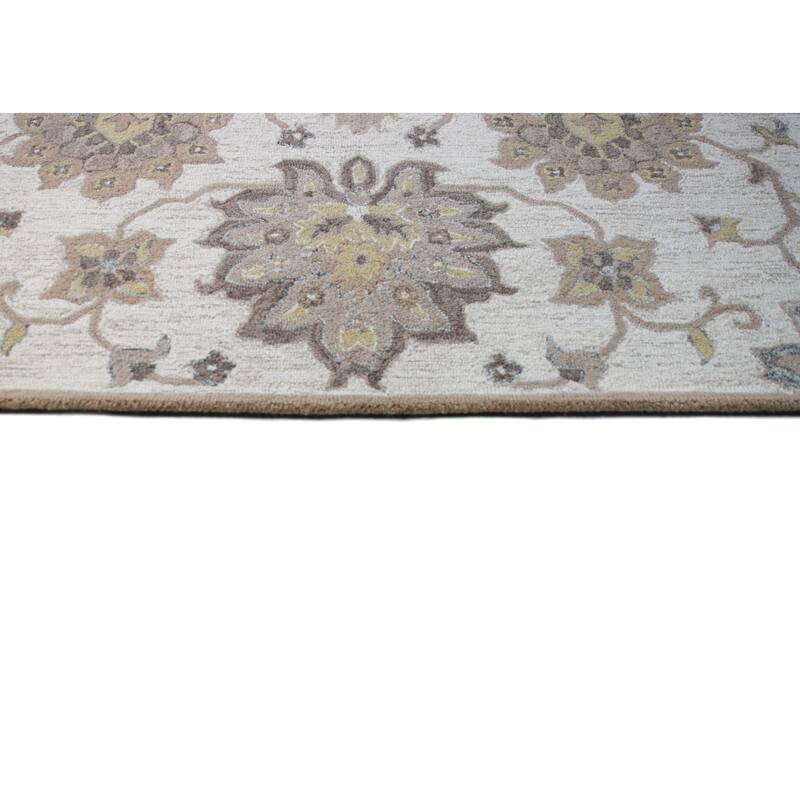 Bashian Neely Ivory Transitional Area Rug