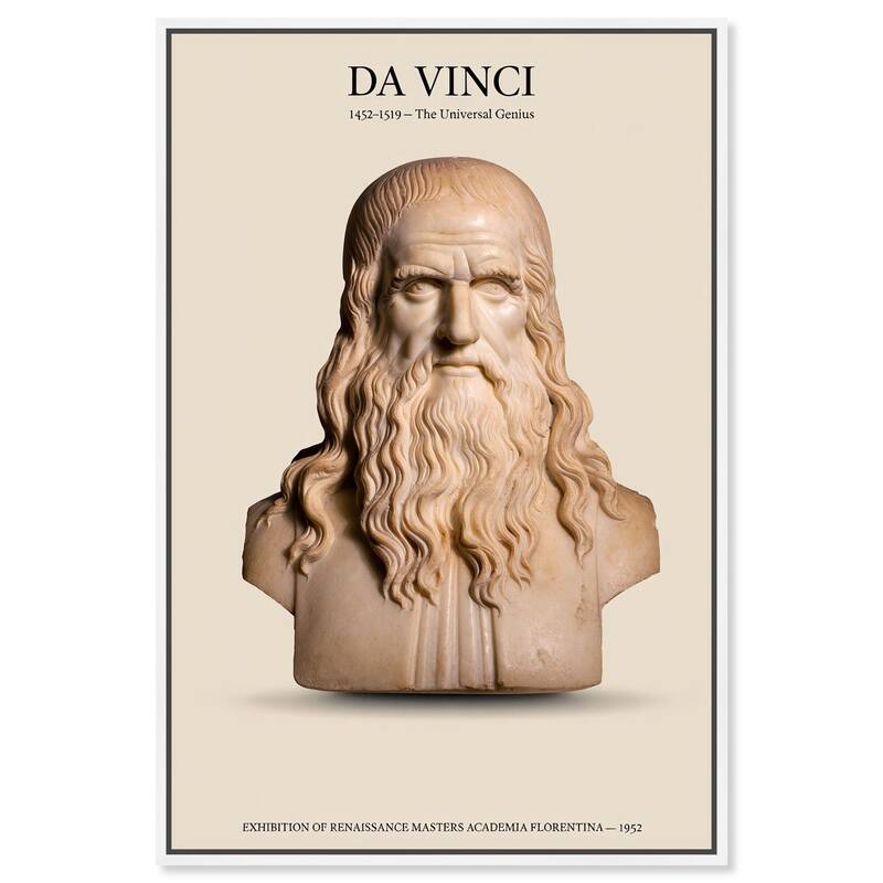 Universal Genius Canvas by Art Remedy - White - 24" x 36"