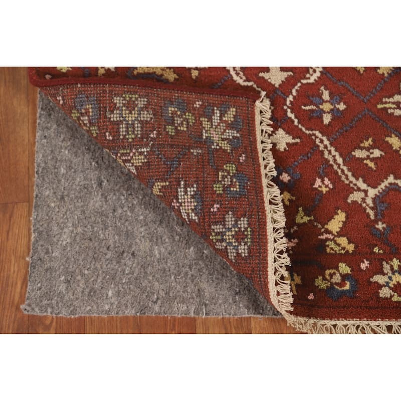 All-Over Floral Heriz Serapi Oriental Accent Rug Handmade Wool Carpet - 2'7" x 5'9"