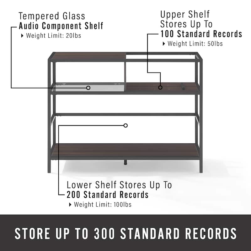 Crosley Provo Record Storage Console