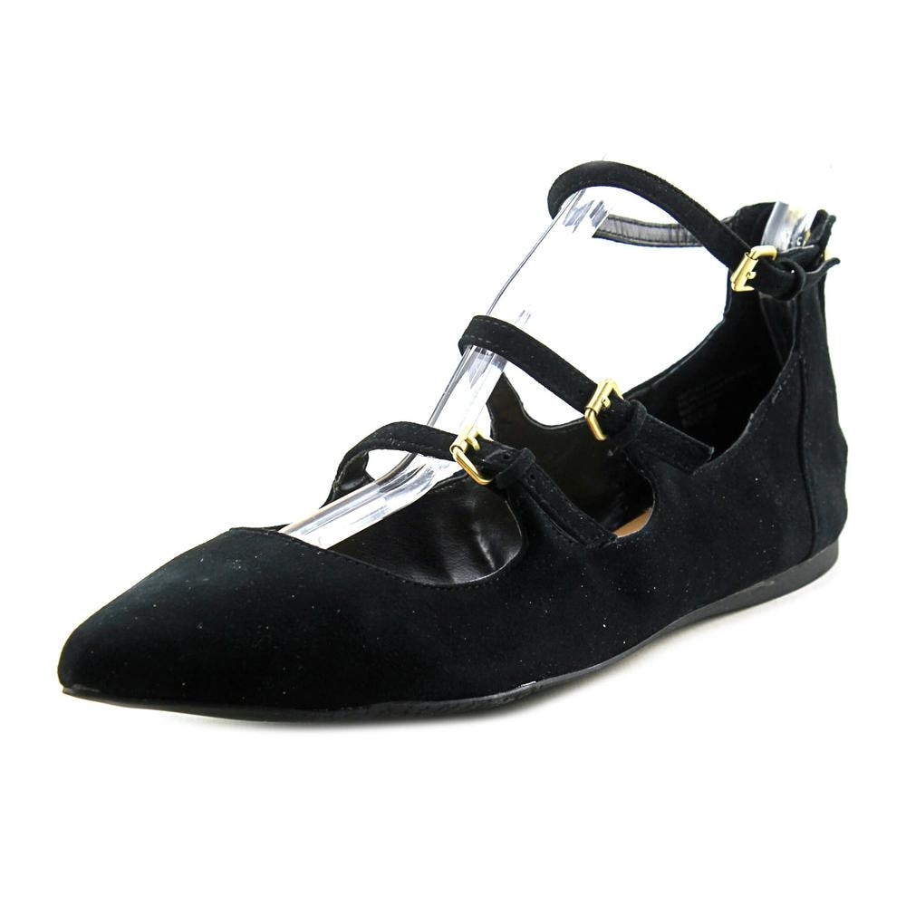 crown vintage black flats
