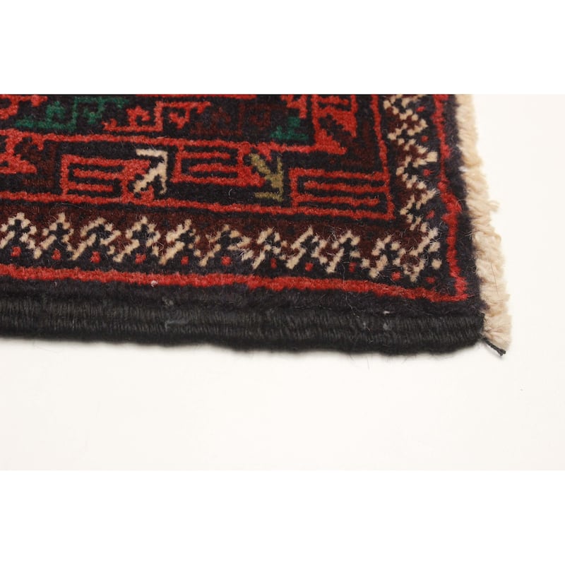 Teimani Burgundy Rug 2'11" x 4'8" - 2'11 x 4'8