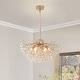 preview thumbnail 4 of 14, 6-Light Modern Luxury Crystal Chandelier