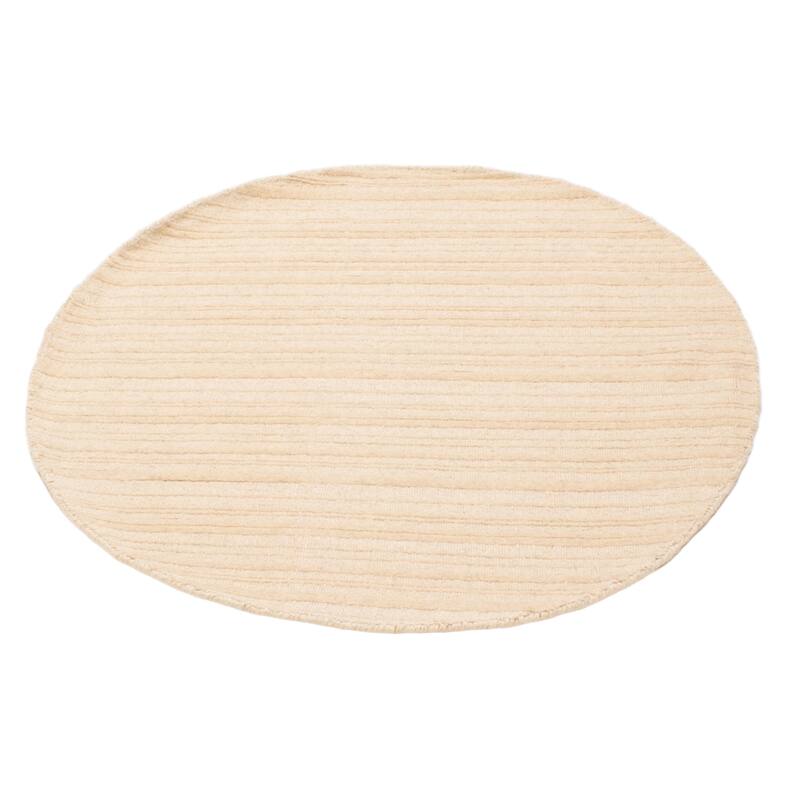 Kashkuli Gabbeh Beige Rug 4'0" x 4'0" - 4'0 x 4'0