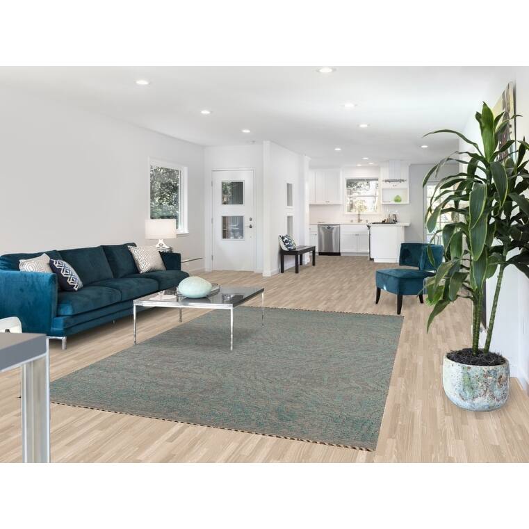 Moroccan Abstract Area Rug Handmade Wool Carpet - 6'0"x 9'1"