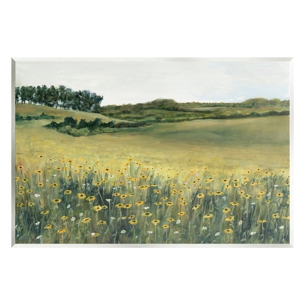 Stupell Rural Daisy Meadow Wall Plaque Art Design by Michael Willett ...