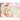 8" Pink and Ivory Shine Down Angel Canvas Christmas Tabletop Decor