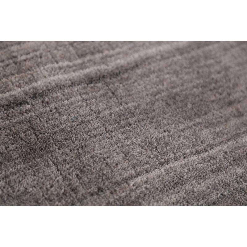 Hand Knotted Oriental 100% Wool Carpet Tribal Animal Pictorial Greys & Charcoal Gabbeh Area Rug - 9' 10'' X 7' 10''