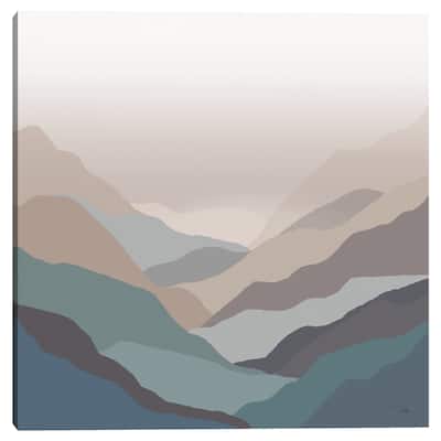 Mountain Valley by Pela Canvas Art Print