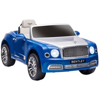 12V Bentley Mulsanne Electric Ride-On Car Toy with Remote, Suspension, Startup Sound, and Music for Toddlers