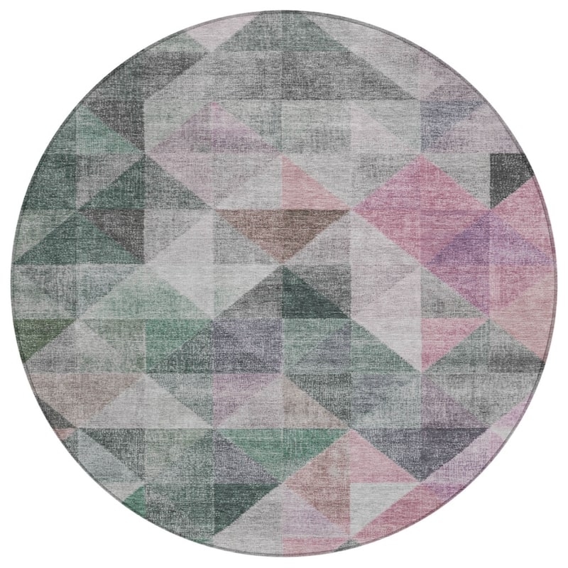 HomeRoots Geometric Transitional Rectangle Outdoor Rug