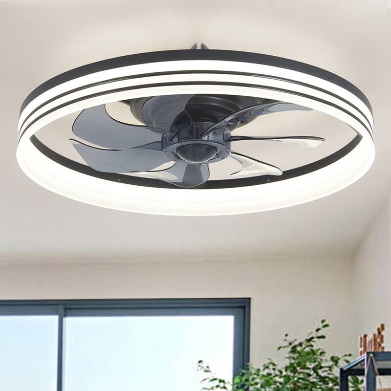 Modern Dimmable LED Ceiling Fan With Lights & Remote Control - Quiet, Safe, And Easy Installation For Bedrooms