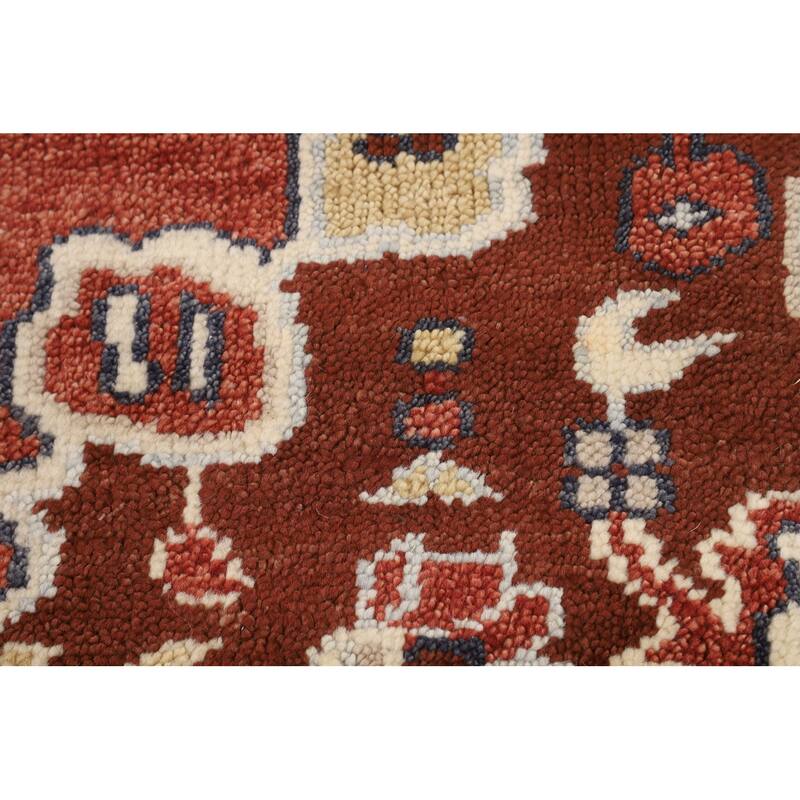 Tabriz Indian Area Rug Handmade Wool Carpet - 7'10"x 10'1"