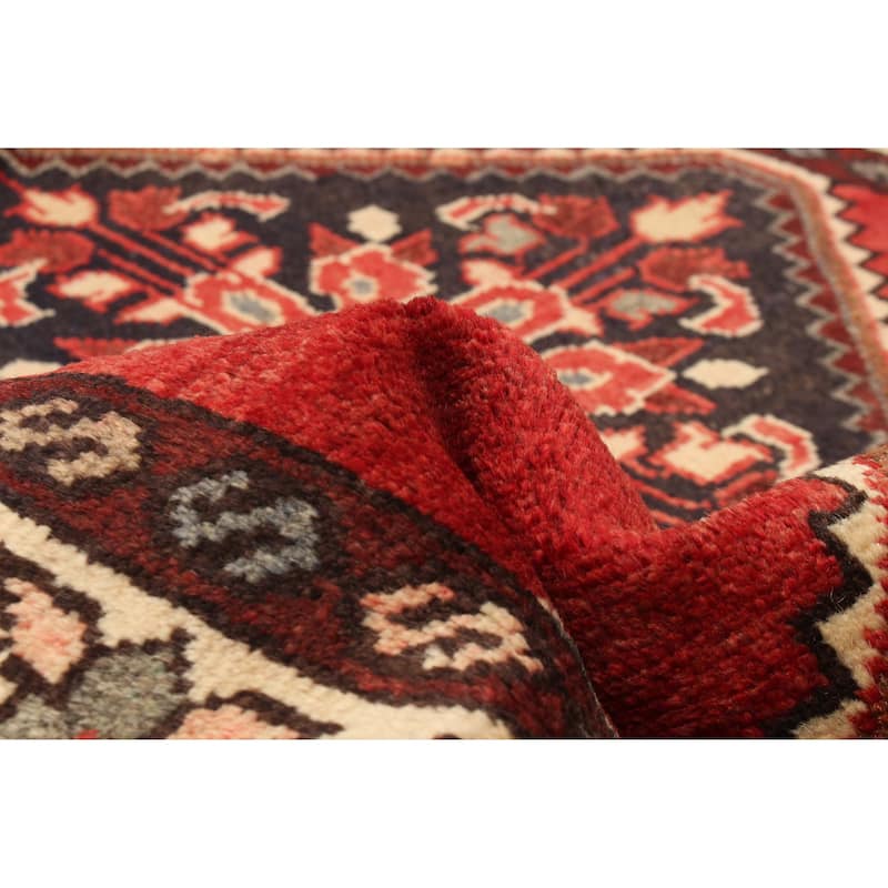 ECARPETGALLERY Hand-knotted Anadol Red Wool Rug - 3'2 x 9'3