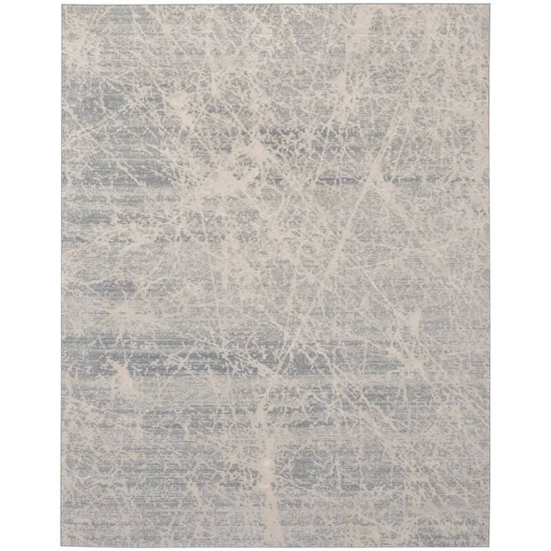 Nourison Splendid Indoor Abstract Area Rug - 7' 10" x 9' 10" - Ivory/Grey