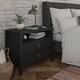 The Novogratz Her Majesty 2 Drawer Nightstand