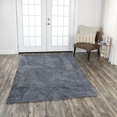 Alora Decor Emerson Abstract Hand-tufted Wool Rug