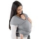 preview thumbnail 12 of 35, Baby Wrap Carrier, Soft & Secure Infant Wrap by Comfy Cubs Slate