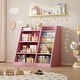 preview thumbnail 5 of 21, Kids Bookshelf and Toy Storage Organizer with Adjustable Shelves for Playroom, Nursery, and More