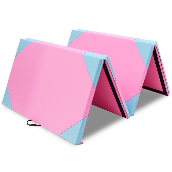 4' x 10' x 2" Thick Folding Panel Fitness Exercise Gymnastics Mat