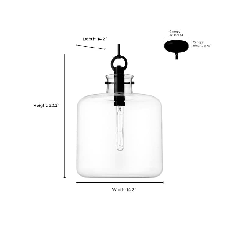 Millennium Lighting 20801 Hayloft 14" Wide Pendant