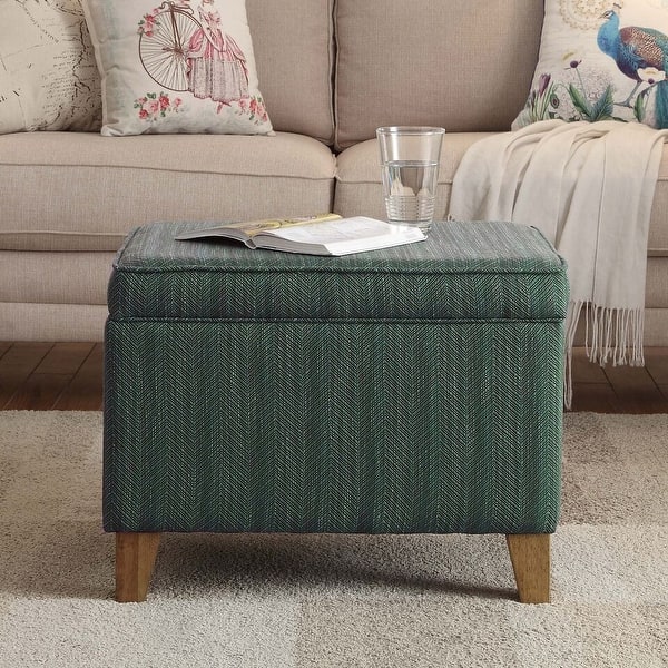 slide 7 of 7, Carson Carrington Kannus Storage Ottoman Teal