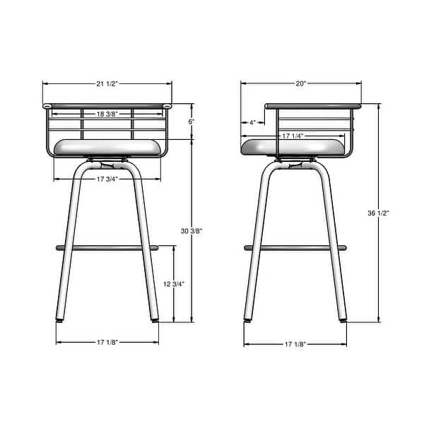 Amisco Turbo Swivel Bar Stool Bed Bath & Beyond 20528547