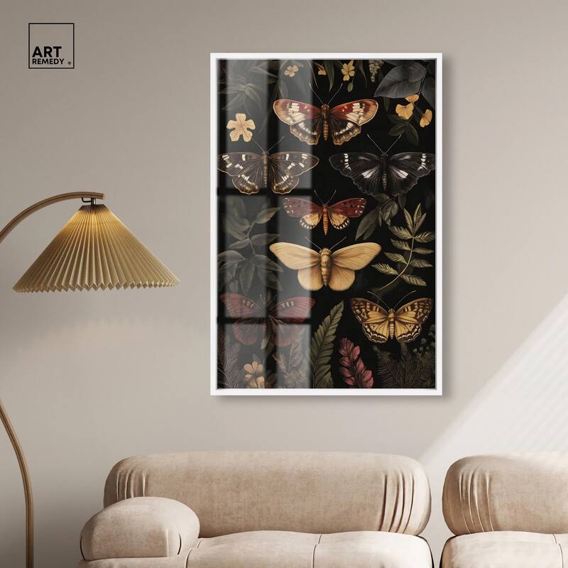 Winged Visitors III Shadowbox by Art Remedy