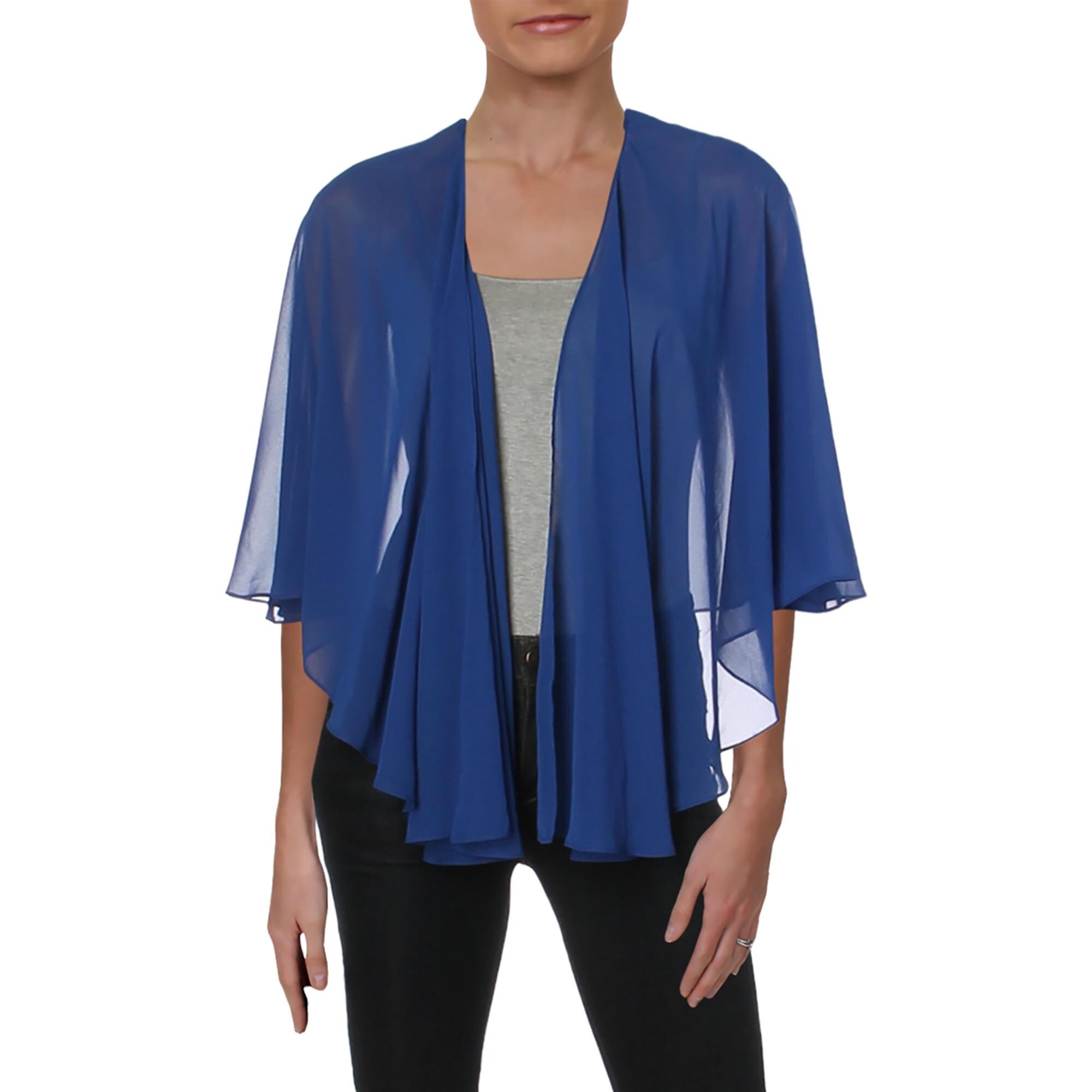 sheer shawl with sleeves