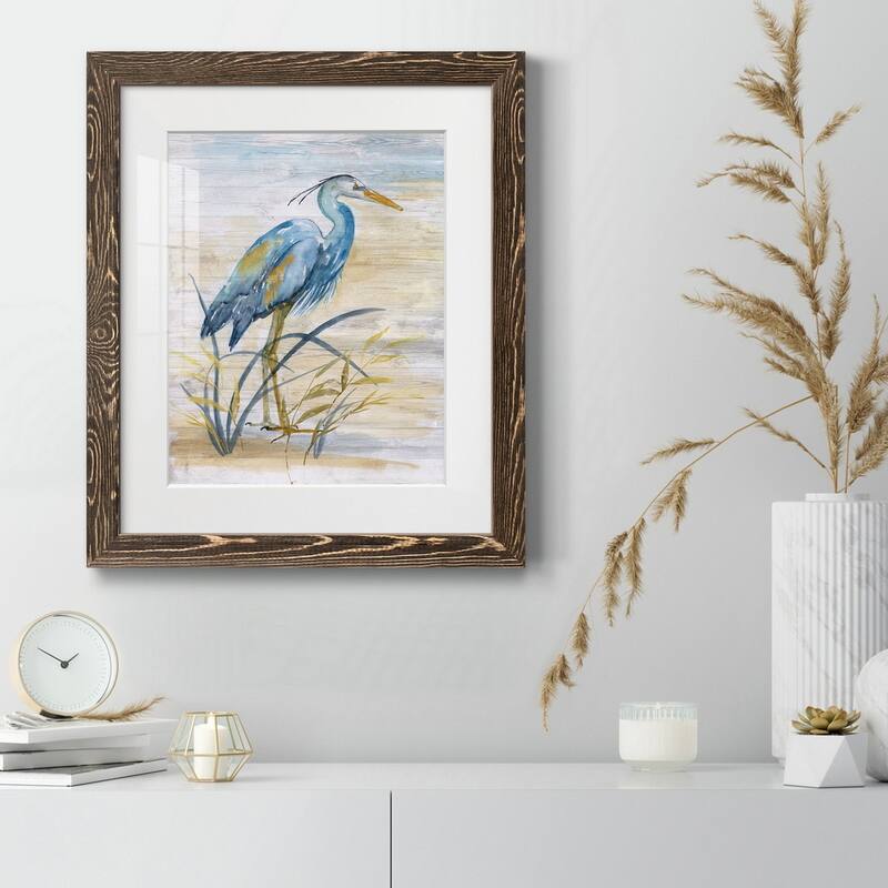 Blue Heron I-Premium Framed Print - Ready to Hang