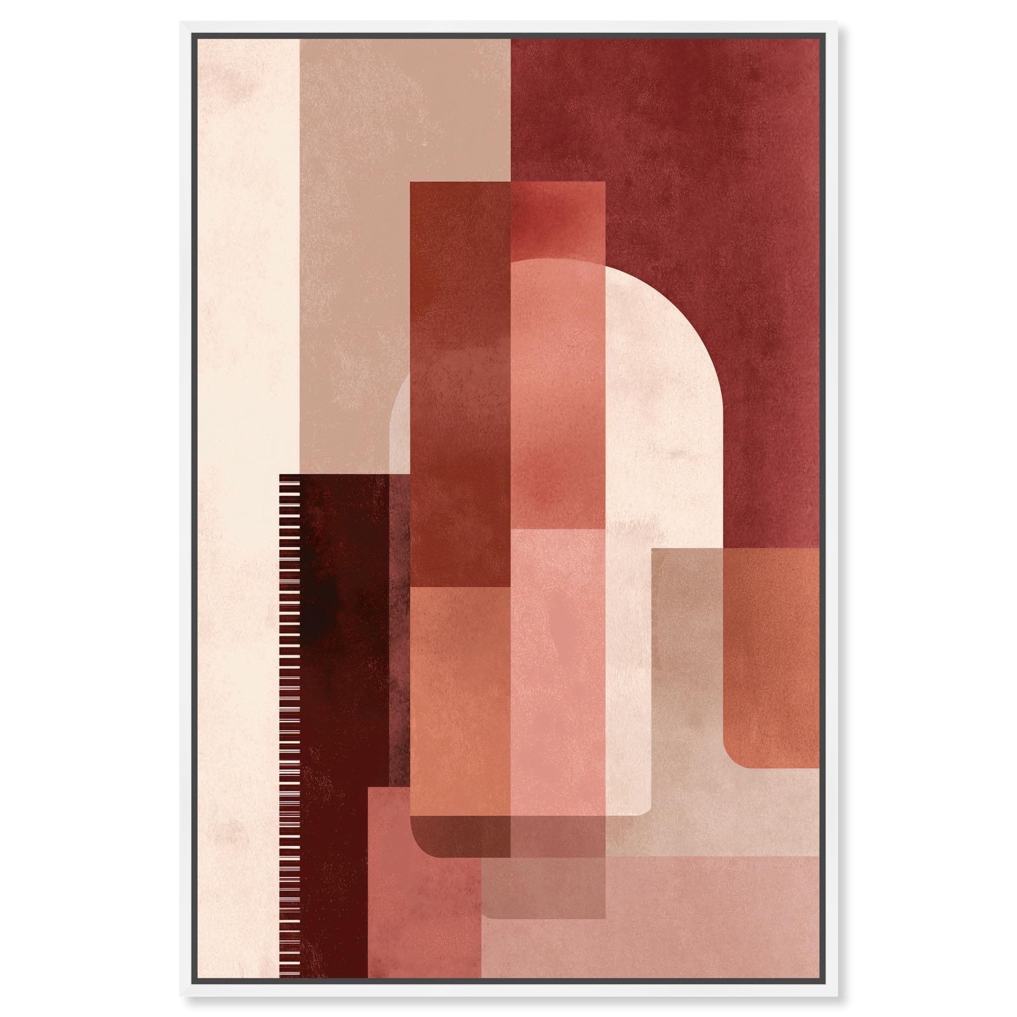 Urban Dusk V Boho Living Room Art Framed Canvas Print by Art Remedy