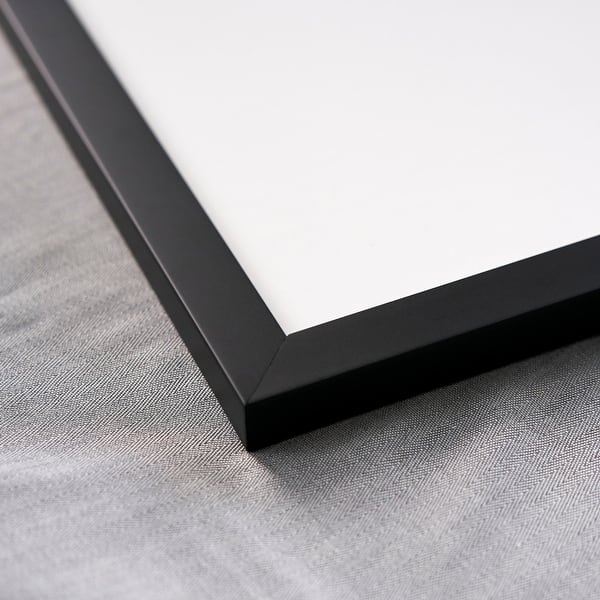 13x18 Frame With Mat Black 15x20 Frame Wood Made To Display Print Or 13x18-frame-with-mat-black-15x20-frame-wood-made-to-display-print-or