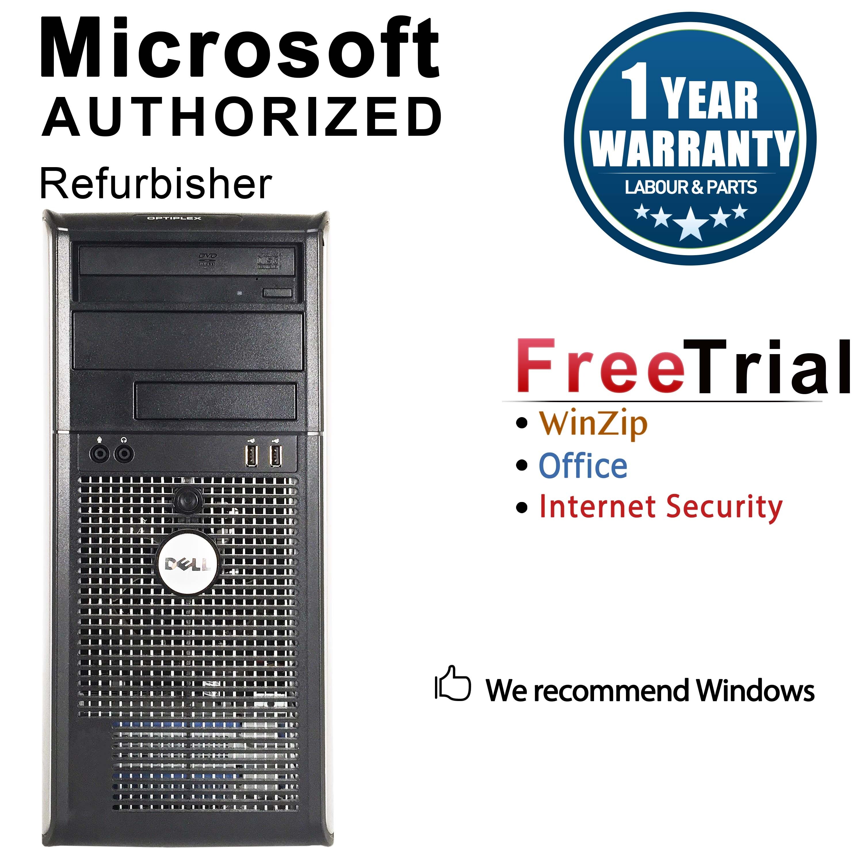 Shop Dell Optiplex 740 Computer Tower Amd Athlon 64 X2 3800 2 0g 2gb Ddr2 80g Windows 10 Pro 1 Year Warranty Refurbished Black Free Shipping Today Overstock 12346269